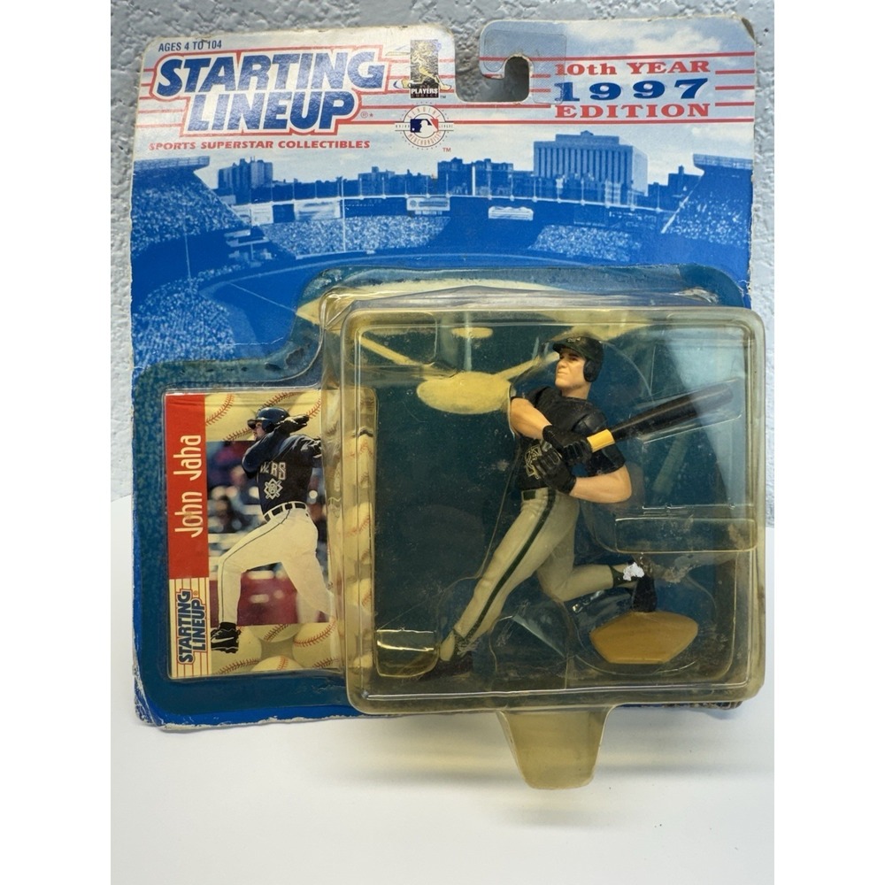 1997 Starting Lineup John Jaha Milwaukee Brewers 10th Year Edition Figure MIP